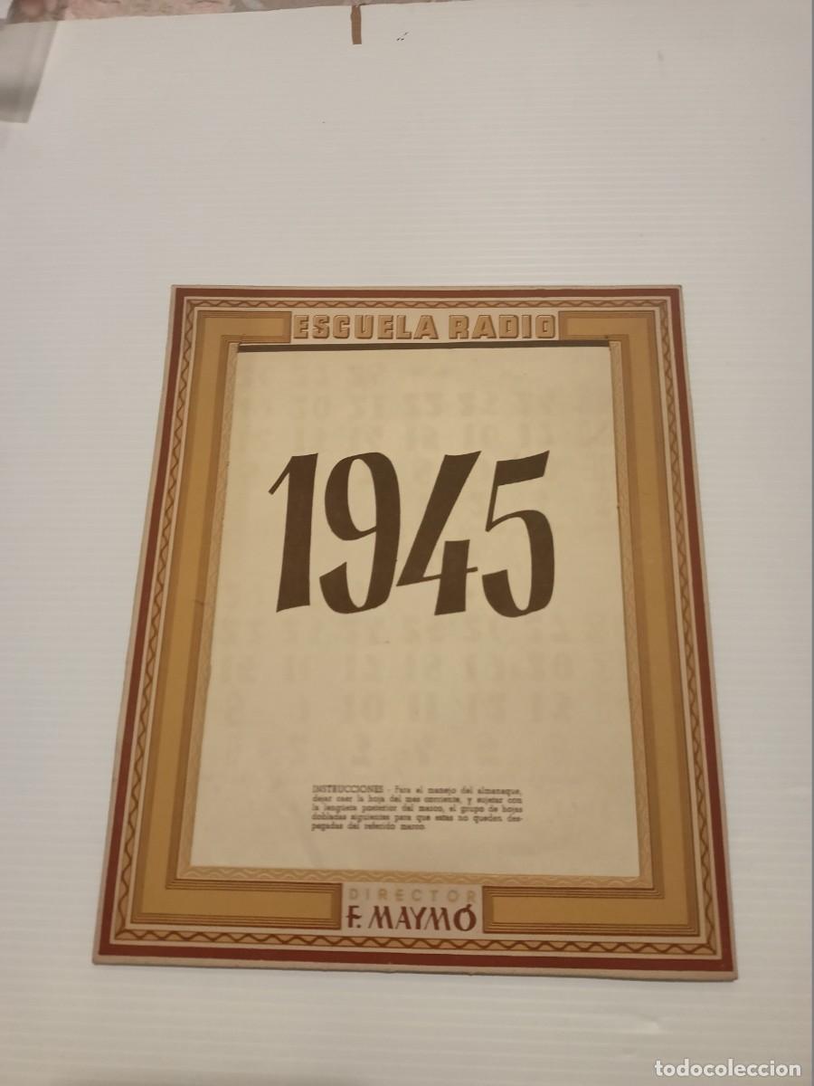 Otros Art&iacute;culos de Coleccionismo en Papel: CALENDARIO COMPLETO DE ESCUELA RADIO A&Ntilde;O 1945