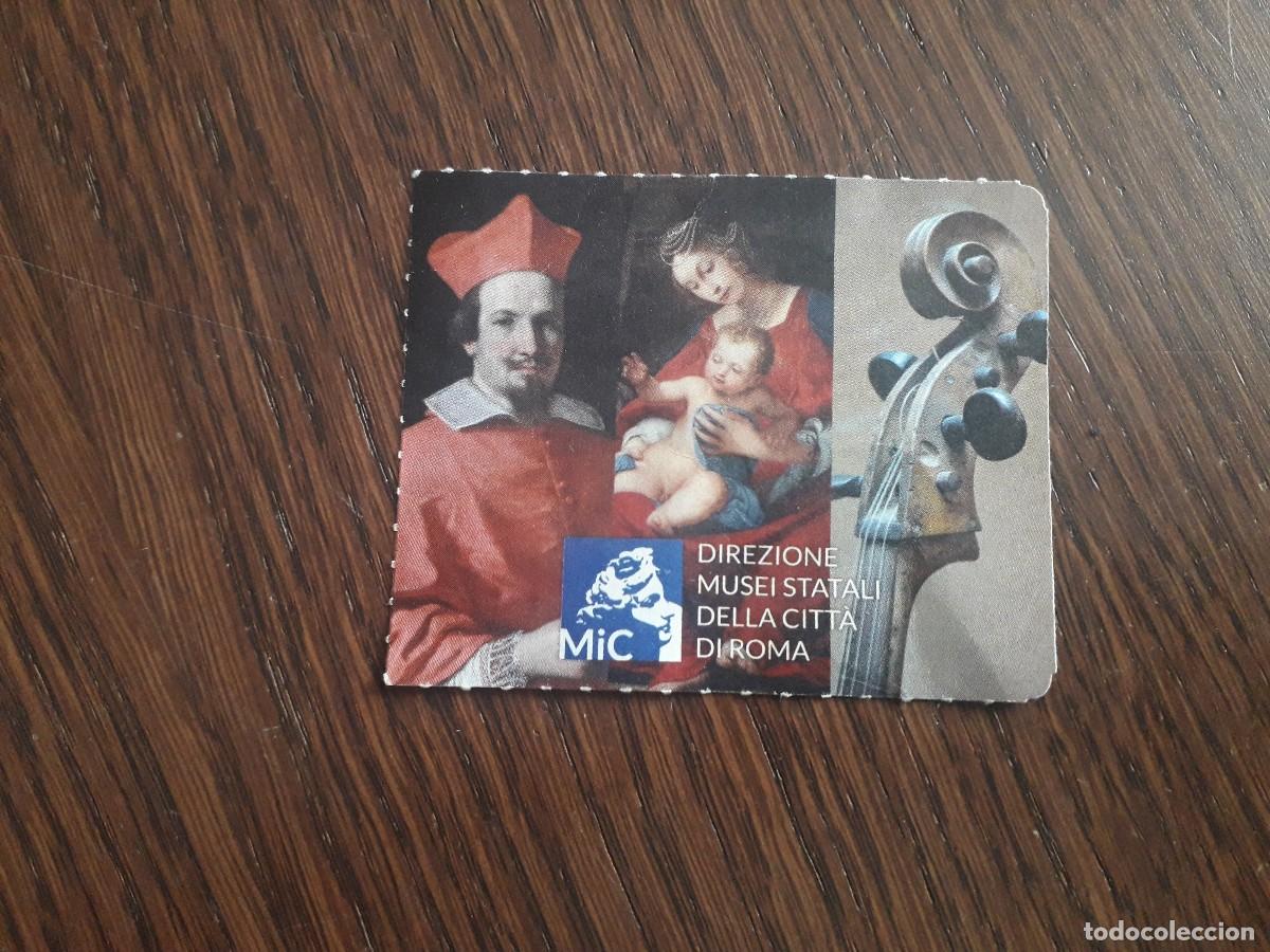 Otros Art&iacute;culos de Coleccionismo en Papel: entrada a Mic, musei statali della citta di Roma, Castel Sant Angelo, Roma.