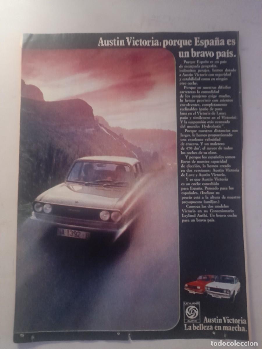 Collectionnisme Papier divers: ANUNCIO PUBLICIDAD AUSTIN VICTORIA AUTOM&Oacute;VIL HOJA DE REVISTA