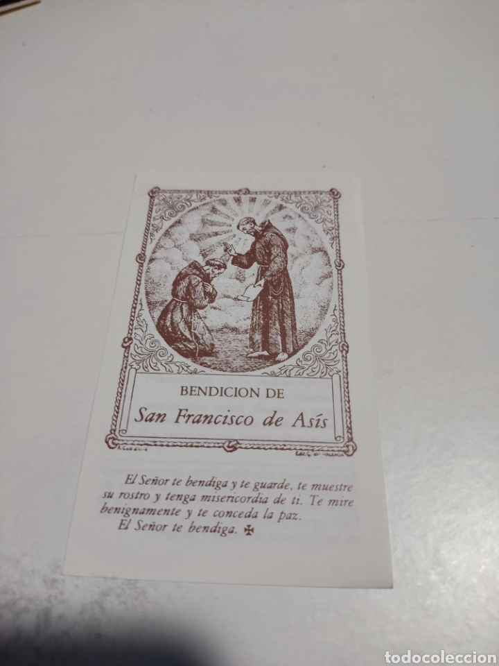 Otros Art&iacute;culos de Coleccionismo en Papel: Estampa religiosa oraci&oacute;n de San Francisco de As&iacute;s