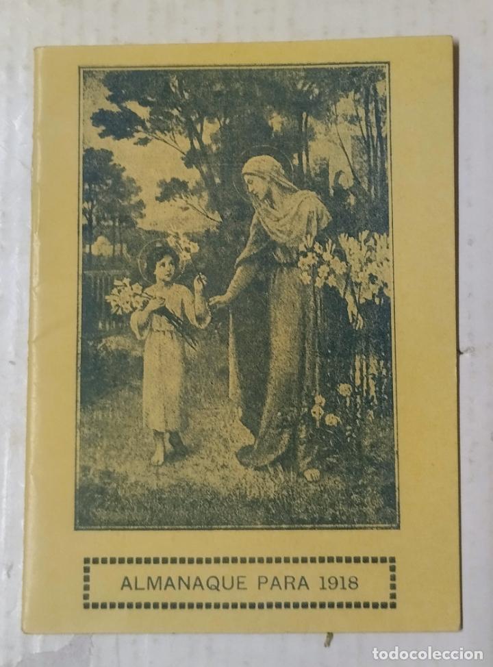 Otros Art&iacute;culos de Coleccionismo en Papel: Almanaque de bolsillo para 1918. Librer&iacute;a Religiosa, Pontejos 3, Madrid
