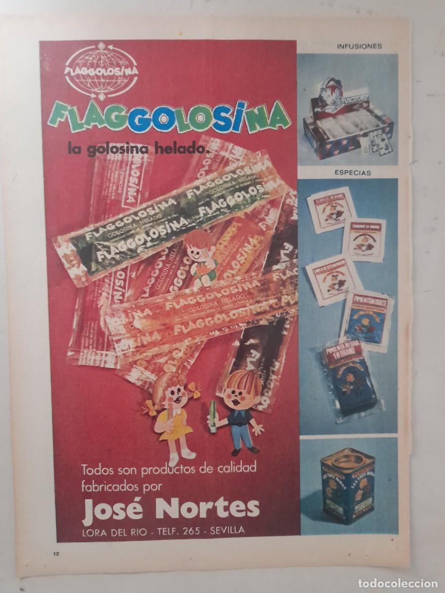 Otros Art&iacute;culos de Coleccionismo en Papel: ANUNCIO PUBLICIDAD FLAGGOLOSINA HOJA DE REVISTA