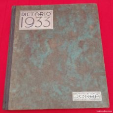 Otros Artículos de Coleccionismo en Papel: DIETARIO 1933 ALMACENES JORBA, BARCELONA - MANRESA. Lote 400928024