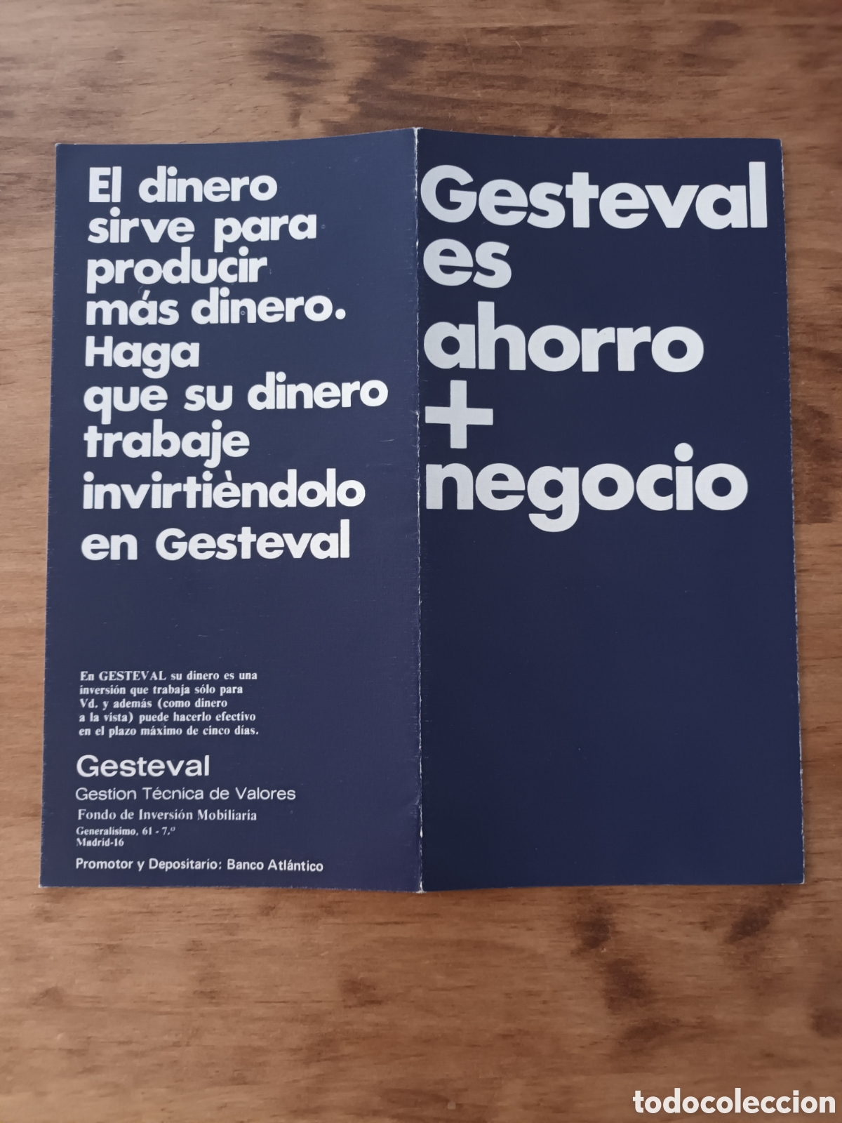 Otros art&iacute;culos de coleccionismo en papel: FOLLETO GESTEVAL 1972 - Foto 4