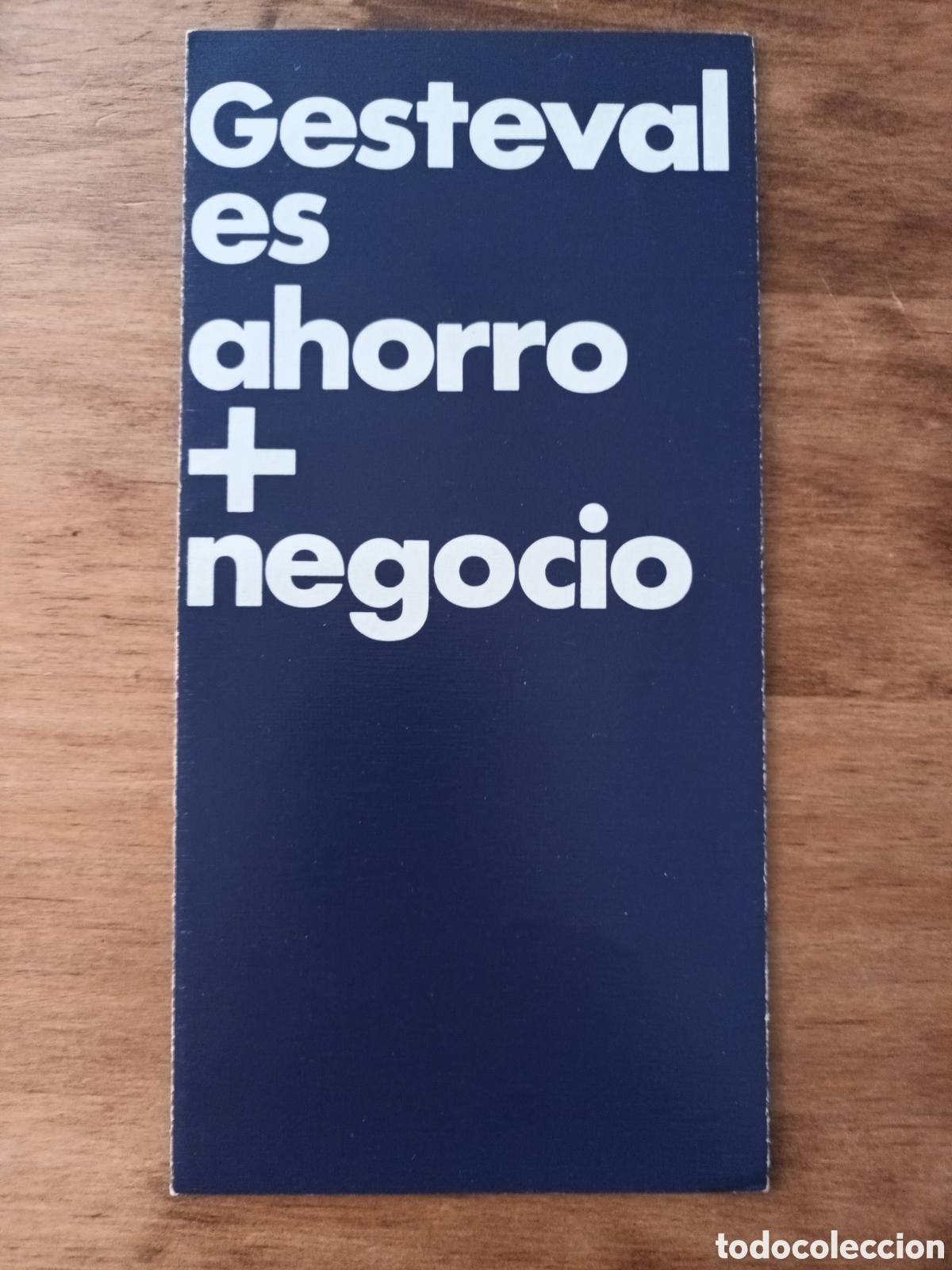 Otros art&iacute;culos de coleccionismo en papel: FOLLETO GESTEVAL 1972 - Foto 1