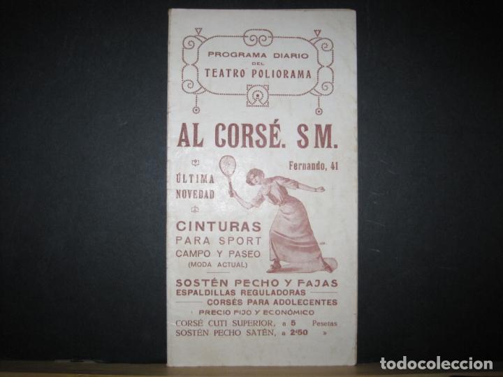Altri oggetti di carta: BARCELONA-TEATRO POLIORAMA-PROGRAMA-ERNESTO VILCHES-LUIS REIG-PAQUITA CALVO-VER FOTOS-(K-9463)