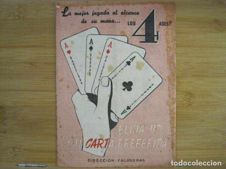 Outros artigos de papel: LOS 4 ASES-PROGRAMA DE TEATRO-VER FOTOS-(K-9470)