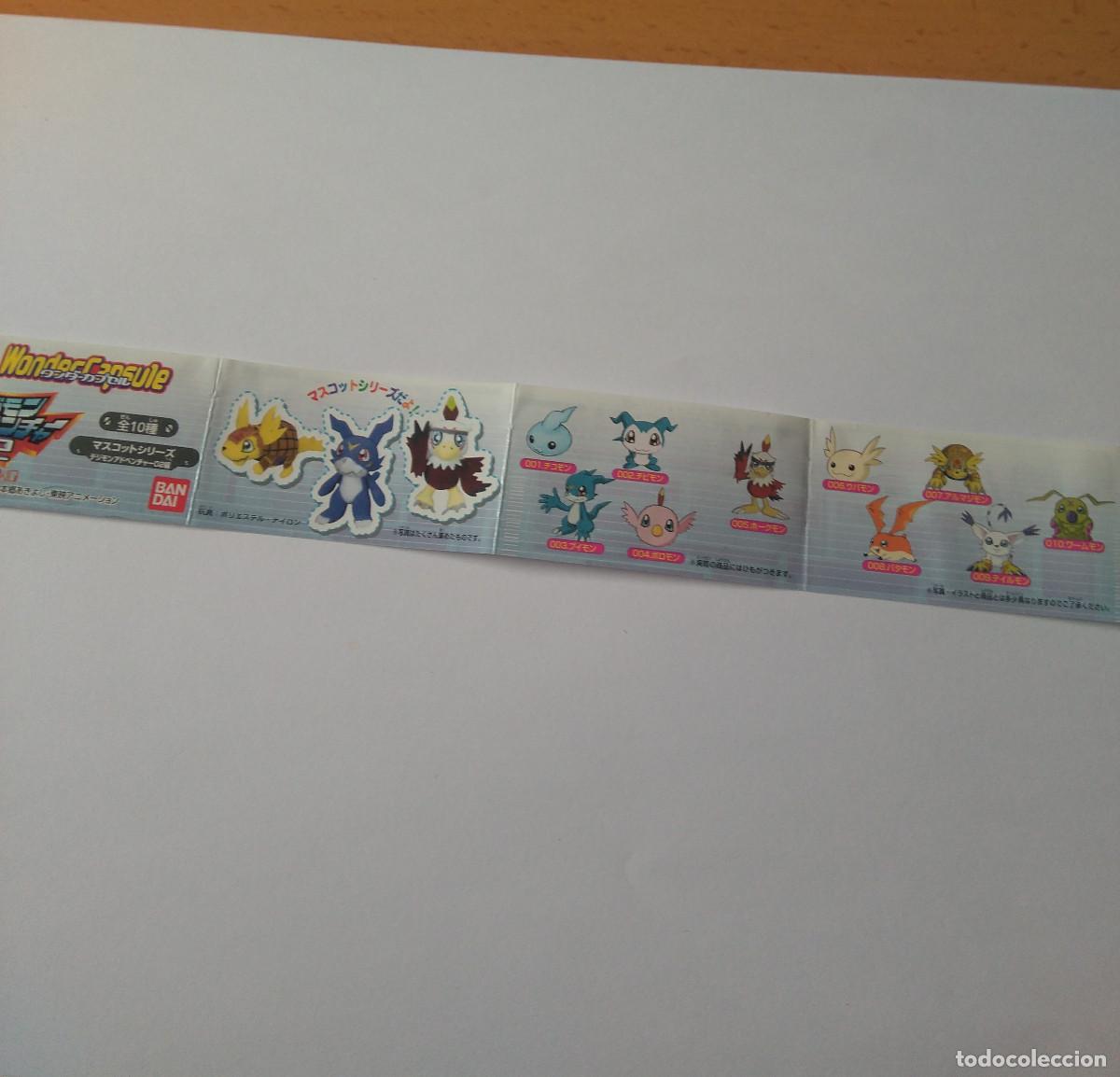 Otros Art&iacute;culos de Coleccionismo en Papel: bpz papel check list de figuras wonder digimon bandai ban dai checklist