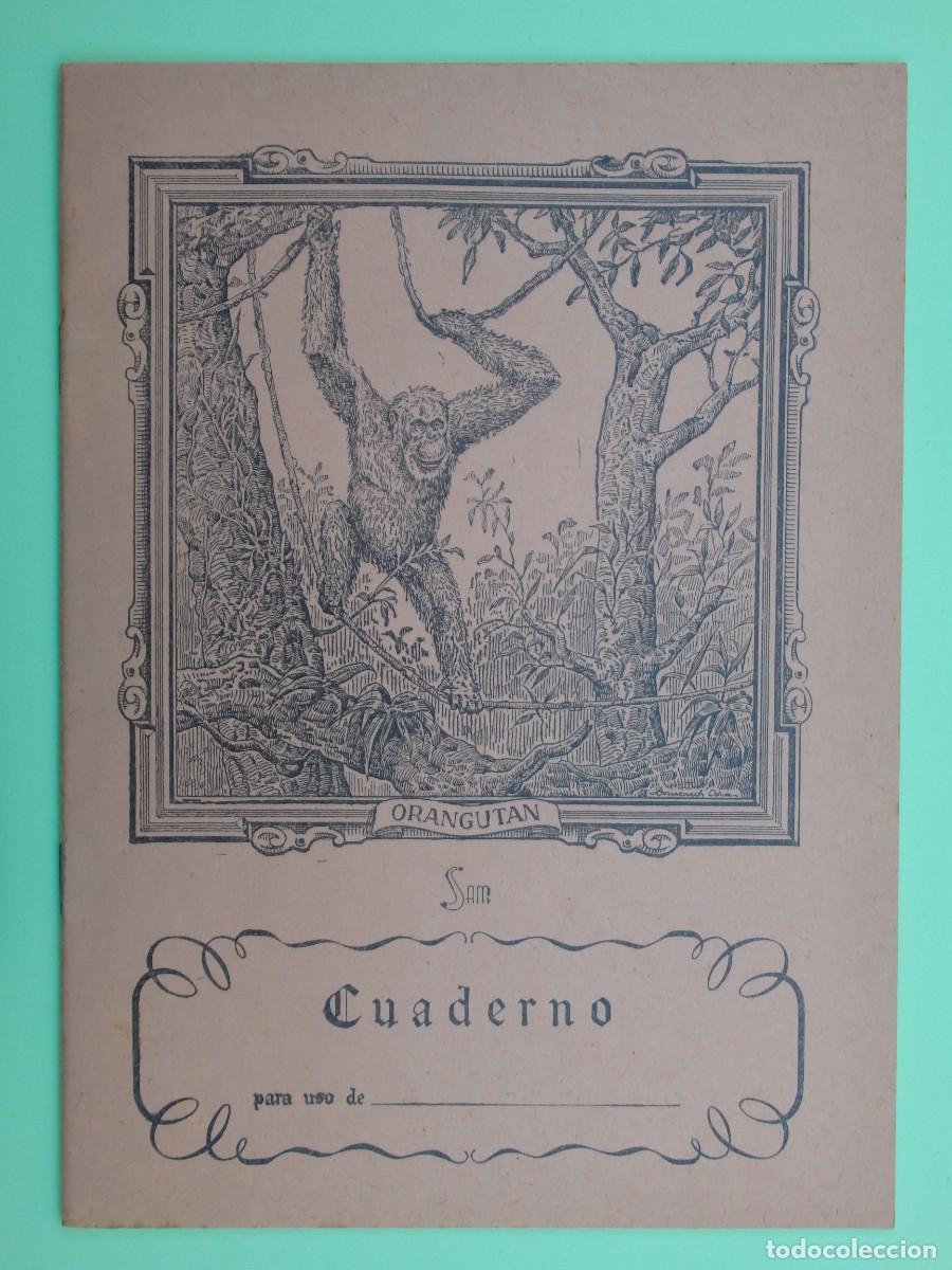 Outros artigos de papel: Cuaderno Escolar SAM Orangut&aacute;n A&ntilde;os 60 sin estrenar