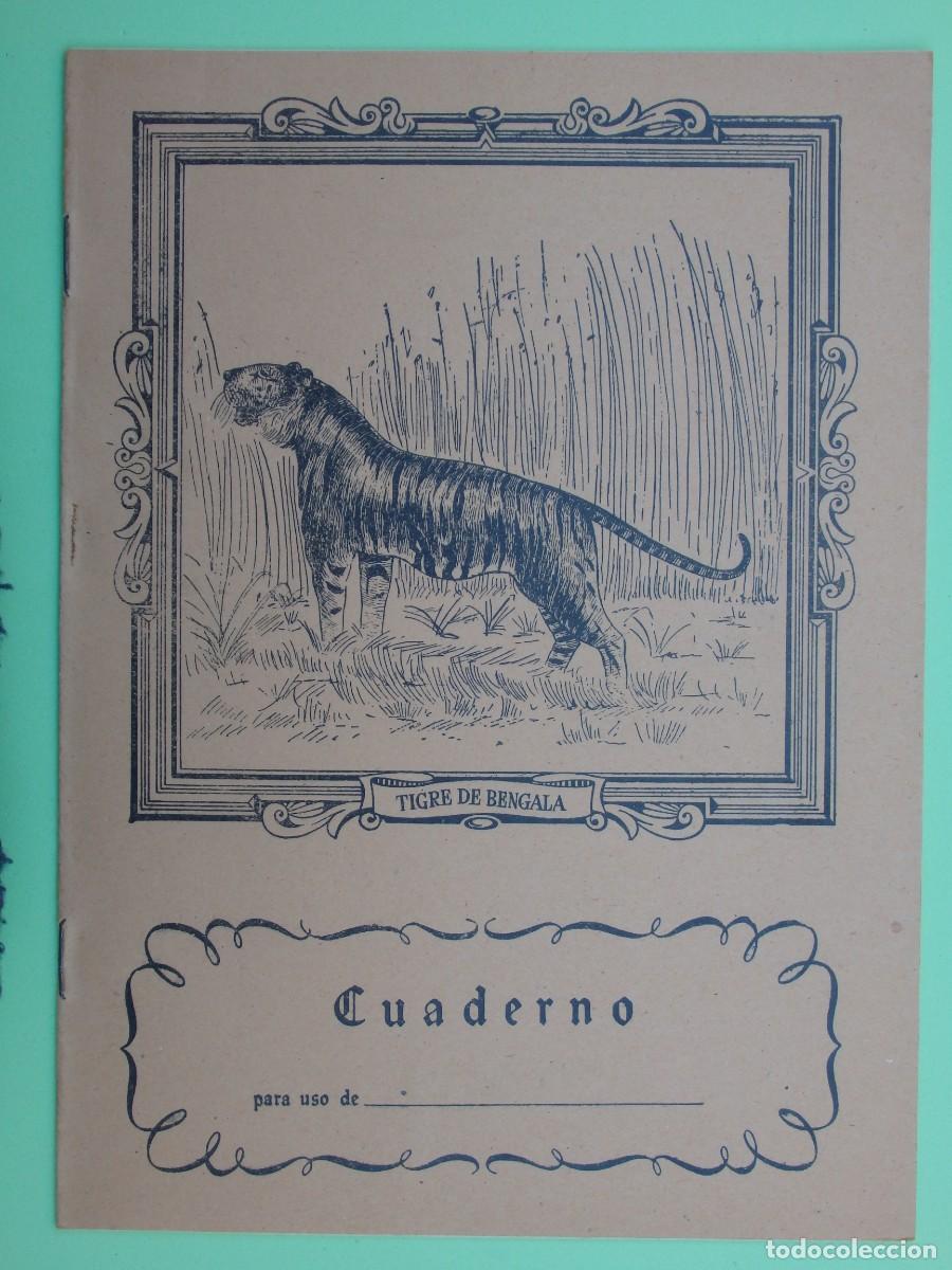 Collectionnisme Papier divers: Cuaderno Escolar SAM-Tigre de Bengala-A&ntilde;os 60 sin estrenar