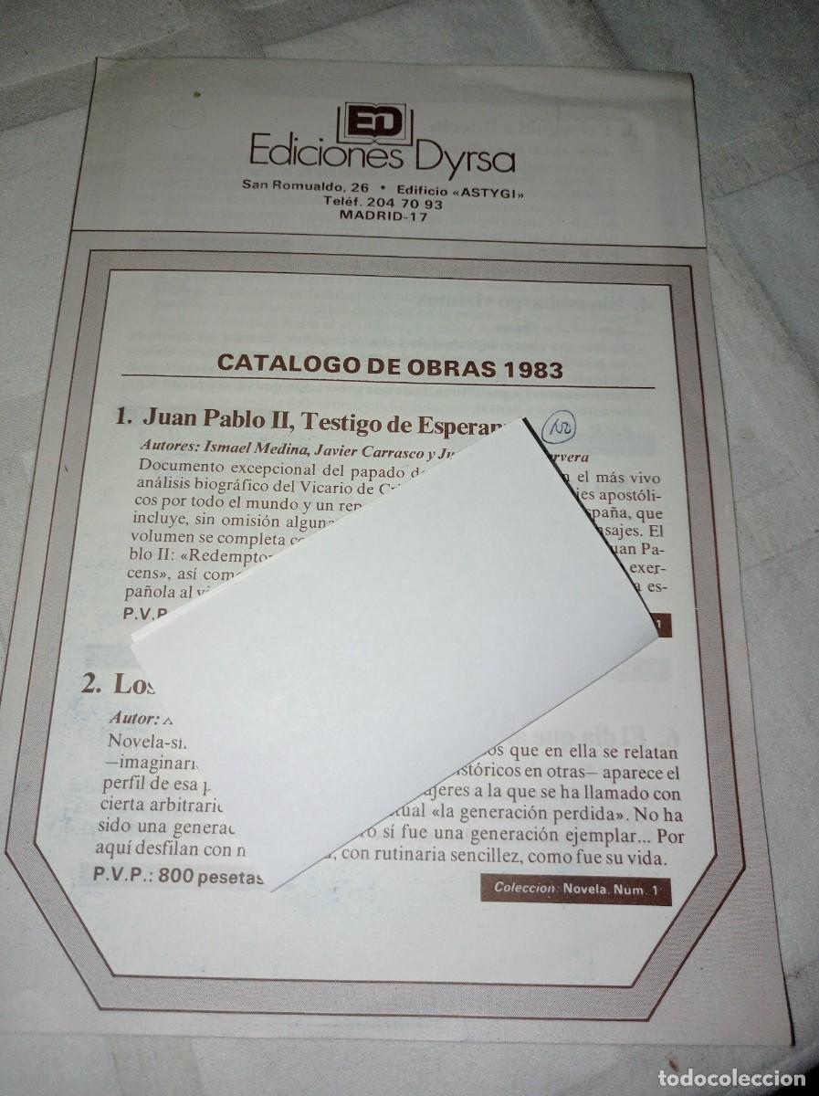 Otros art&iacute;culos de coleccionismo en papel: D&Iacute;PTICO EDICIONES DYRSA, CAT&Aacute;LOGO 1983 REF. UR MES 3 G