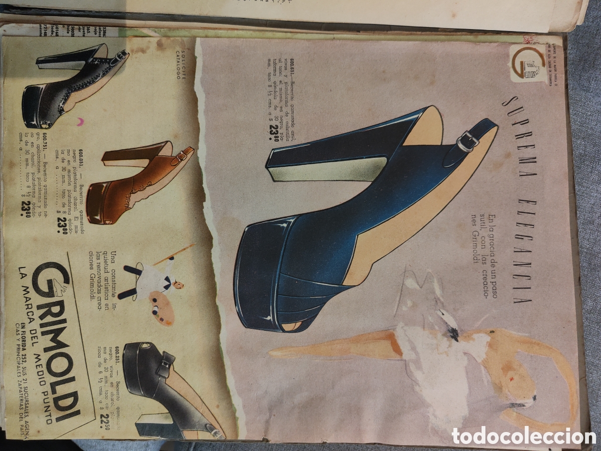 zapatos grimoldi. publicidad. hoja de revista Buy Other objects