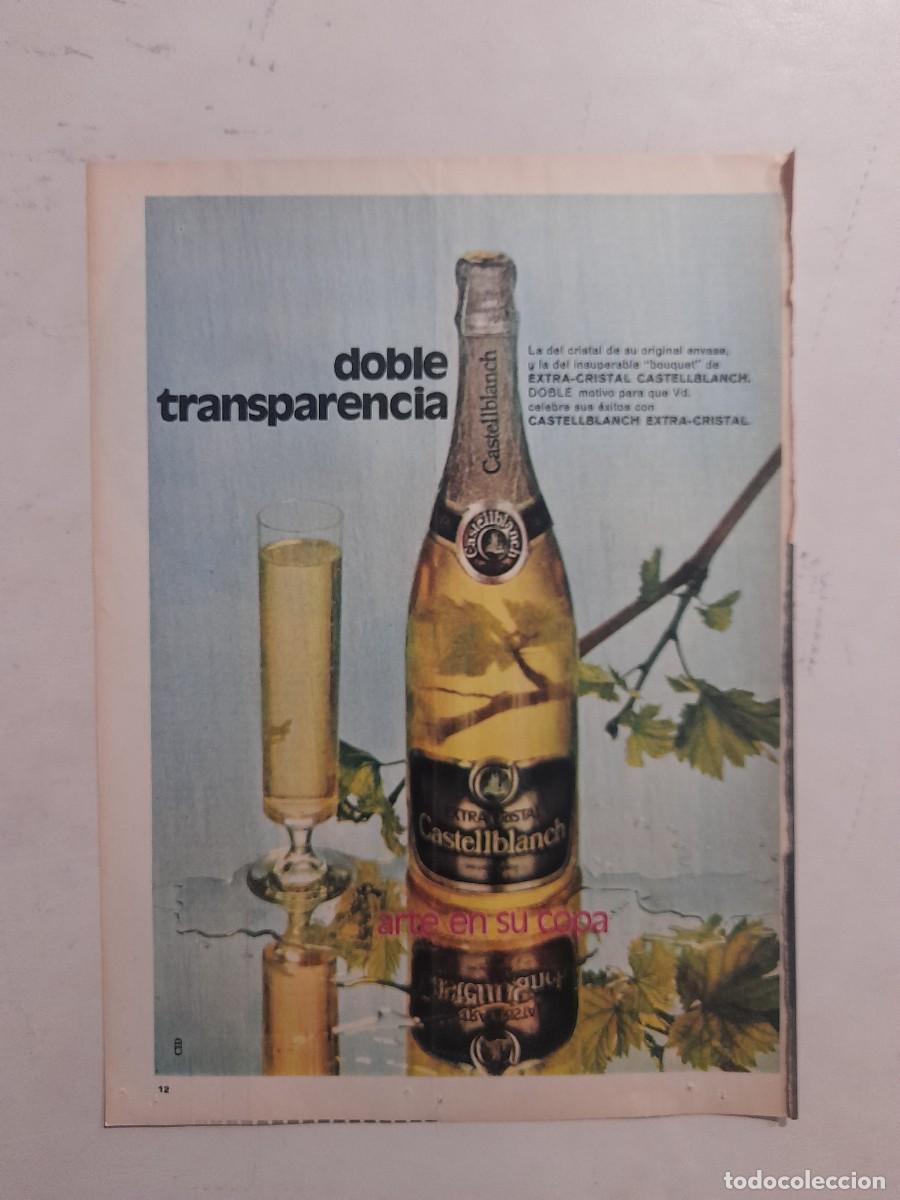 Collectionnisme Papier divers: ANUNCIO PUBLICIDAD CAVA CASTELLBLANCH HOJA DE REVISTA
