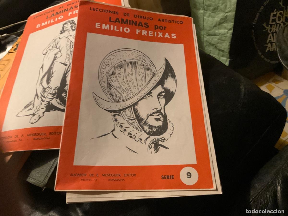Paper Collecting Others: LECCIONES DE DIBUJO ART&Iacute;STICO, LAMINAS POR EMILIO FREIXAS, SERIE 9