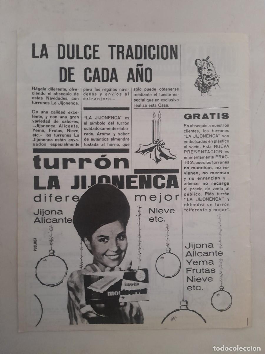 Paper Collecting Others: ANUNCIO PUBLICIDAD TURR&Oacute;N LA JIJONENCA HOJA DE REVISTA
