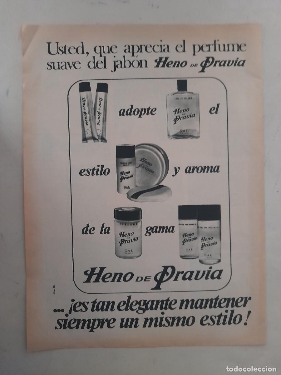 Paper Collecting Others: ANUNCIO PUBLICIDAD PERFUMER&Iacute;A HENO DE PRAVIA HOJA DE REVISTA