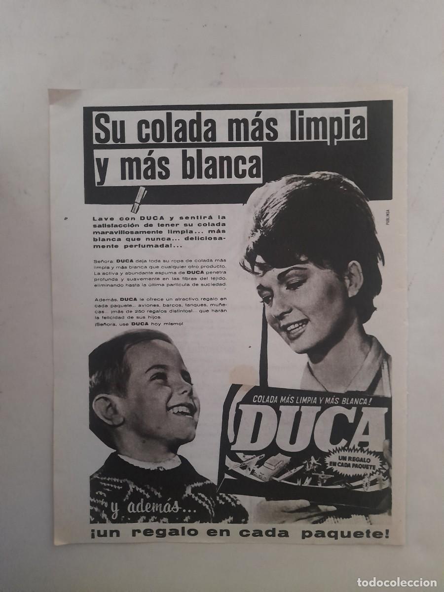 Paper Collecting Others: ANUNCIO PUBLICIDAD DETERGENTE DUCA HOJA DE REVISTA