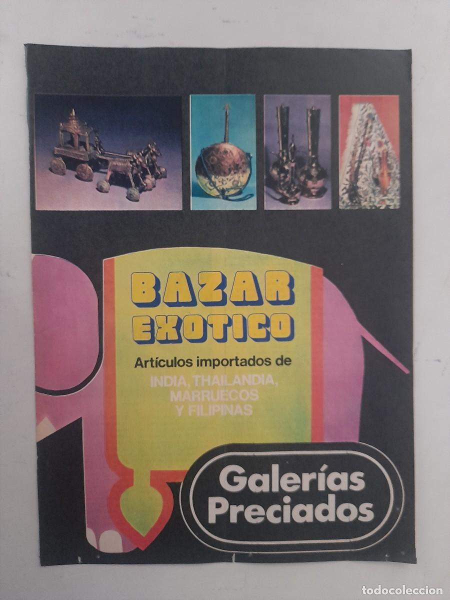 Paper Collecting Others: ANUNCIO PUBLICIDAD ALMACENES GALER&Iacute;AS PRECIADOS HOJA DE REVISTA