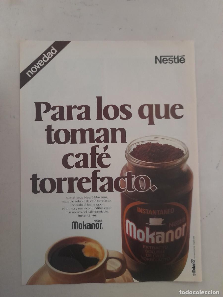 Outros artigos de papel: ANUNCIO PUBLICIDAD CAF&Eacute; MOKANOR HOJA DE REVISTA