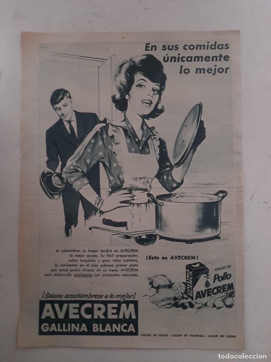 Outros artigos de papel: ANUNCIO PUBLICIDAD AVECREM HOJA DE REVISTA
