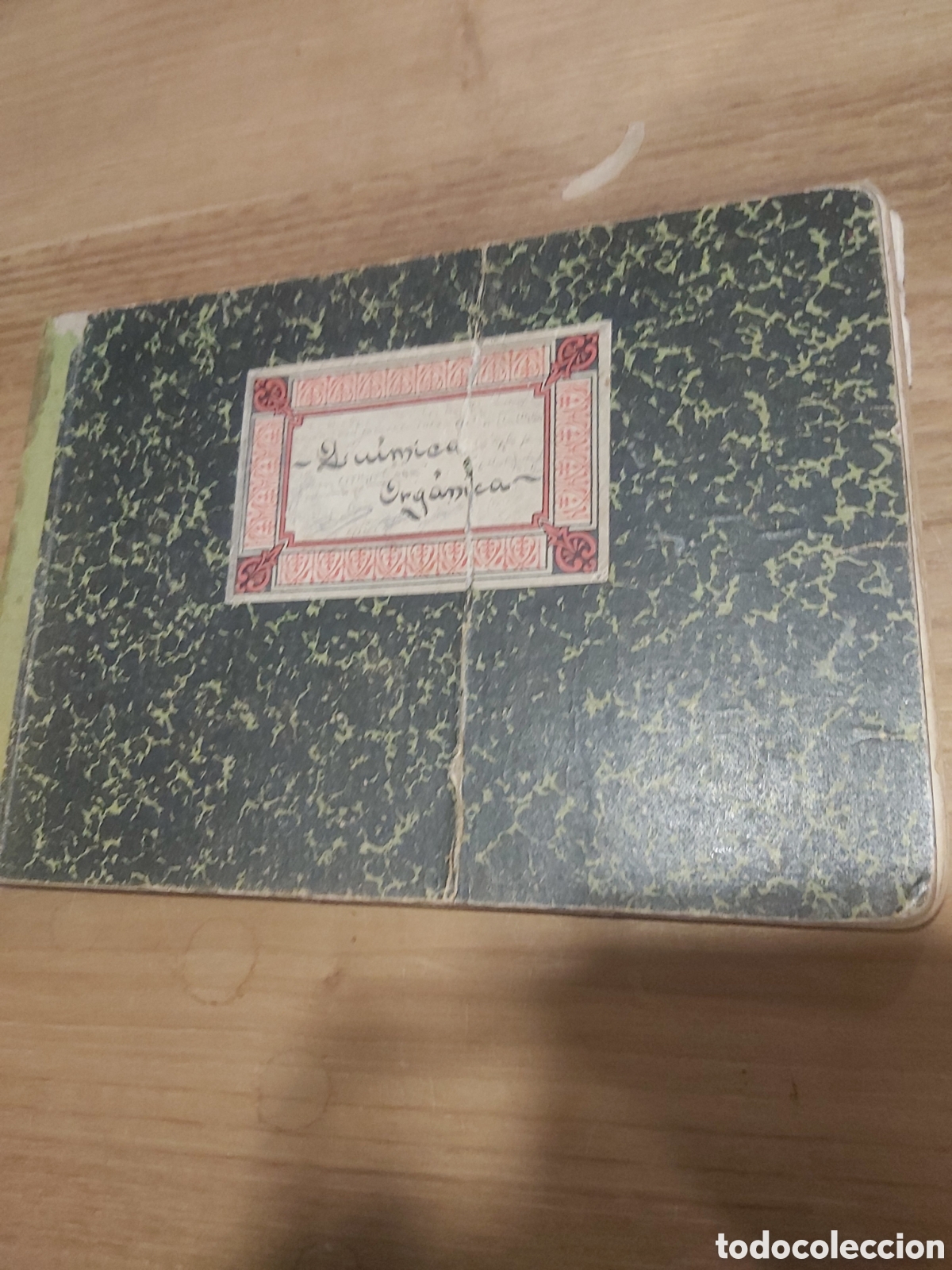 Otros art&iacute;culos de coleccionismo en papel: 1948 qu&iacute;mica org&aacute;nica libreta Antigua manuscrita 100 p&aacute;gina aprox