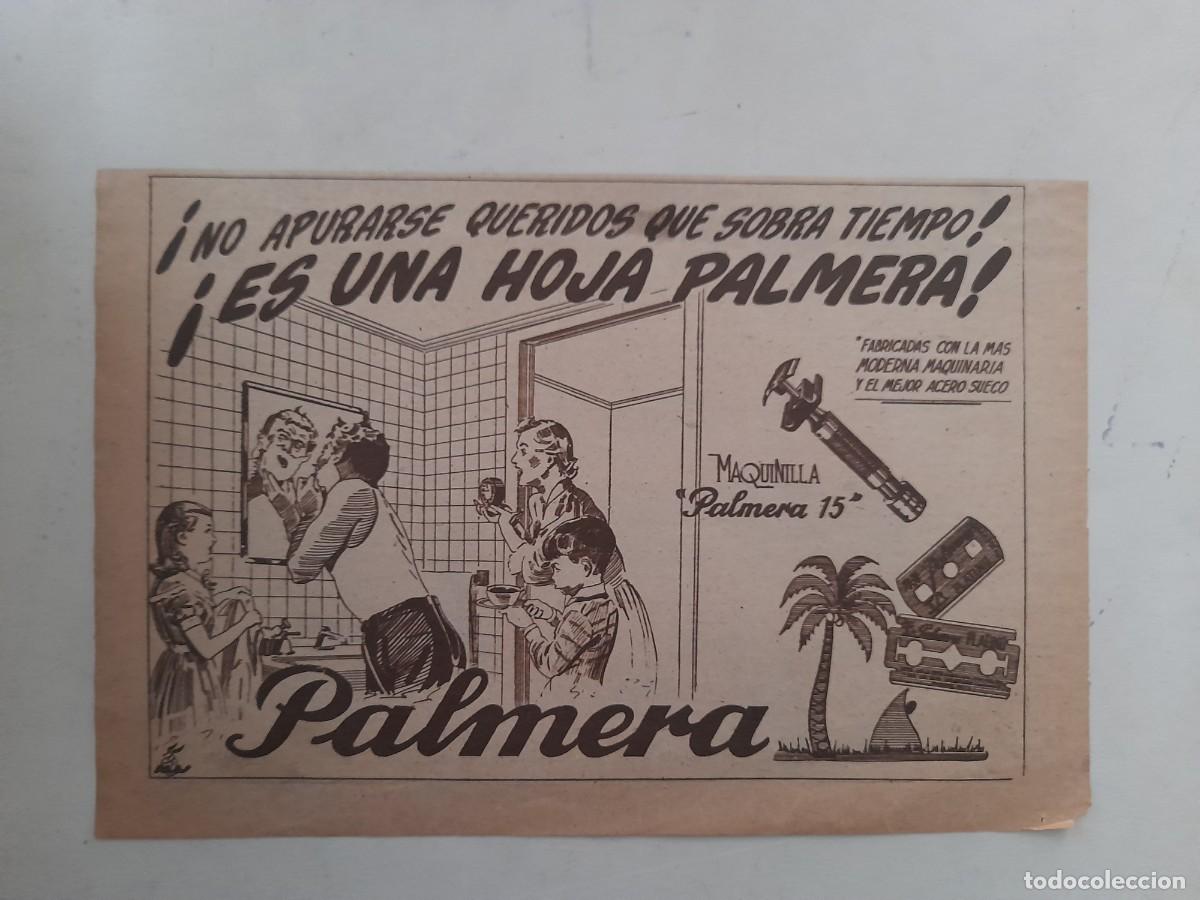 Sammelleidenschaft Andere Papierartikel: ANUNCIO PUBLICIDAD HOJA DE AFEITAR PALMERA HOJA DE REVISTA