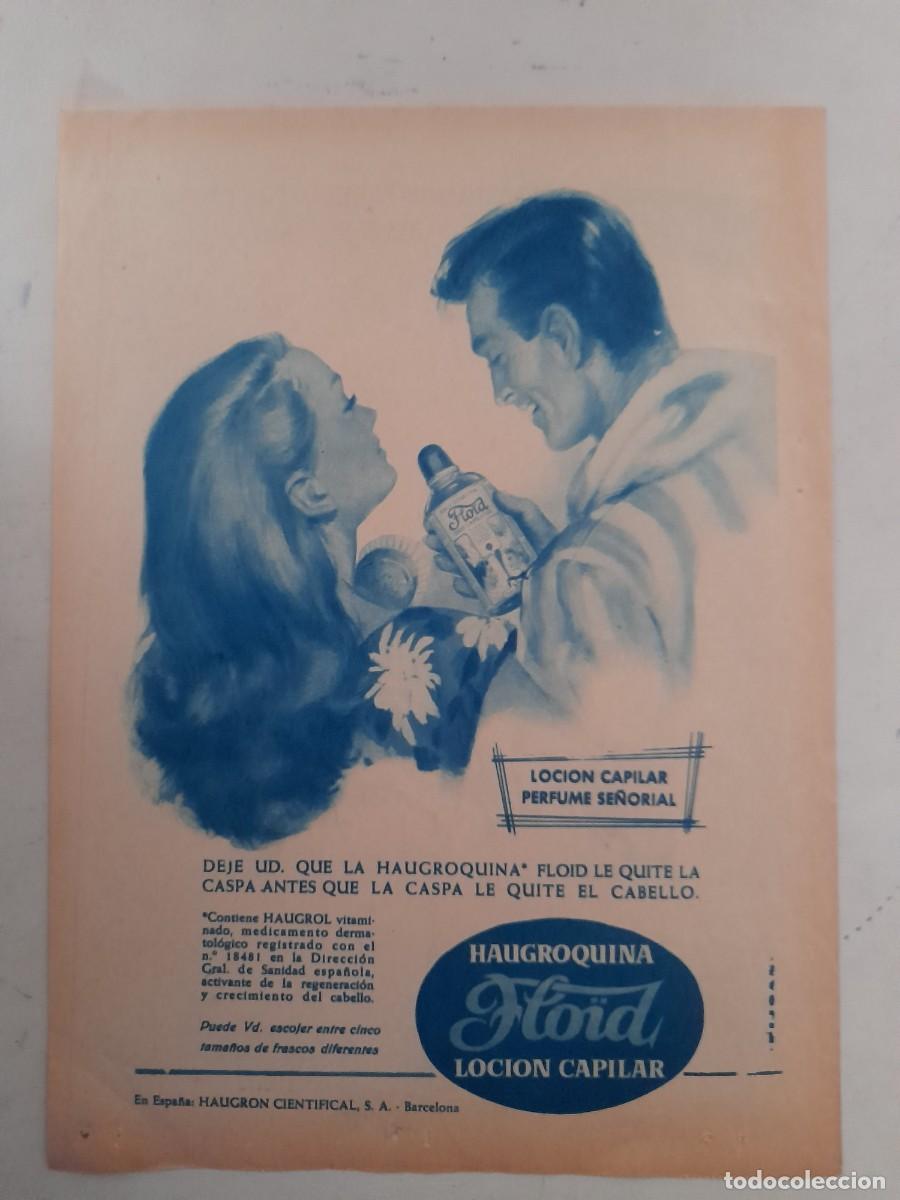 Sammelleidenschaft Andere Papierartikel: ANUNCIO PUBLICIDAD LOCI&Oacute;N CAPILAR FLOID HOJA DE REVISTA
