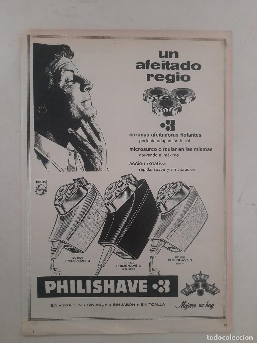 Paper Collecting Others: ANUNCIO PUBLICIDAD MAQUINA DE AFEITAR PHILIPSHAVE PHILIPS HOJA DE REVISTA