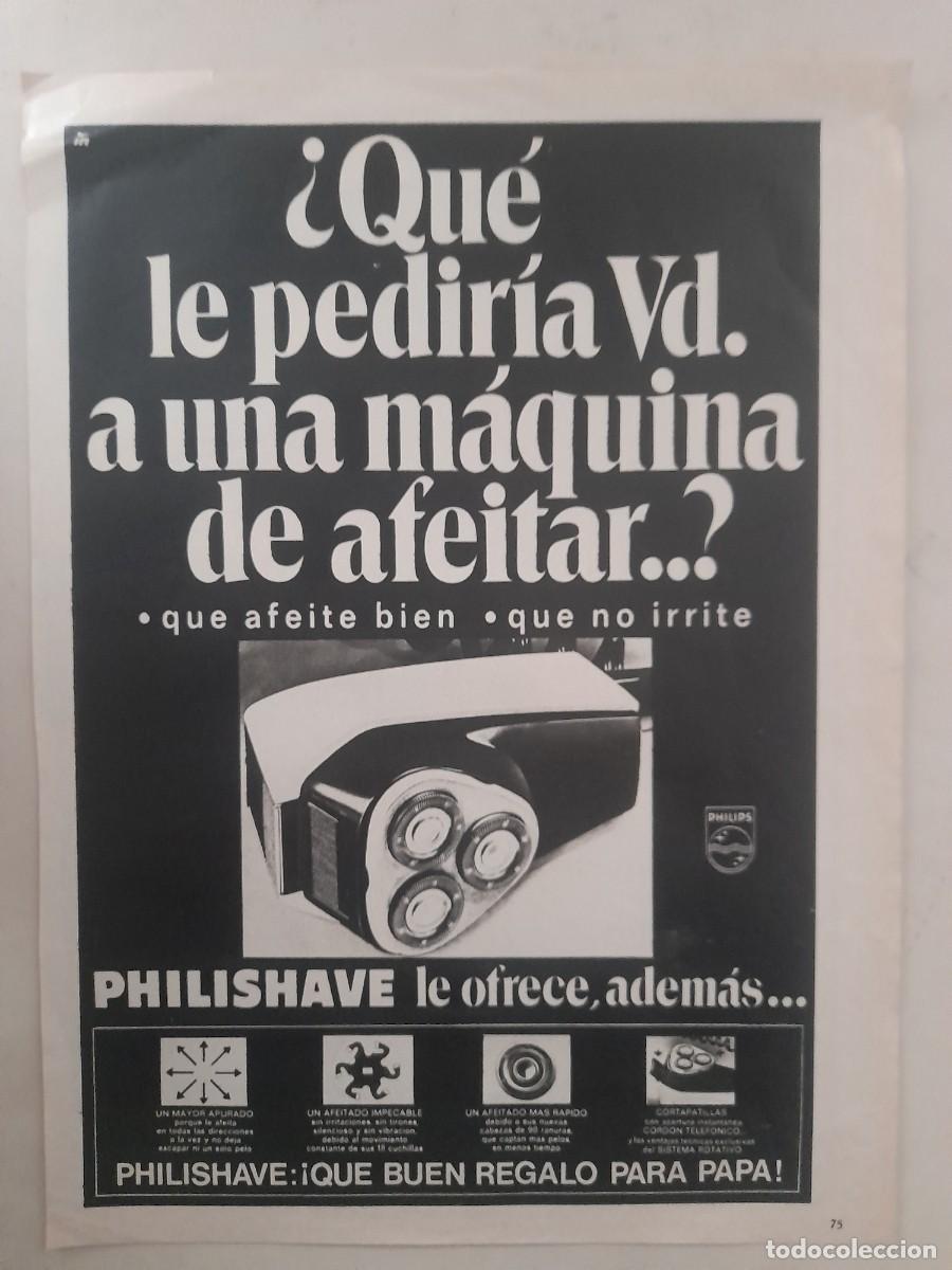 Paper Collecting Others: ANUNCIO PUBLICIDAD MAQUINA DE AFEITAR PHILIPSHAVE PHILIPS HOJA DE REVISTA