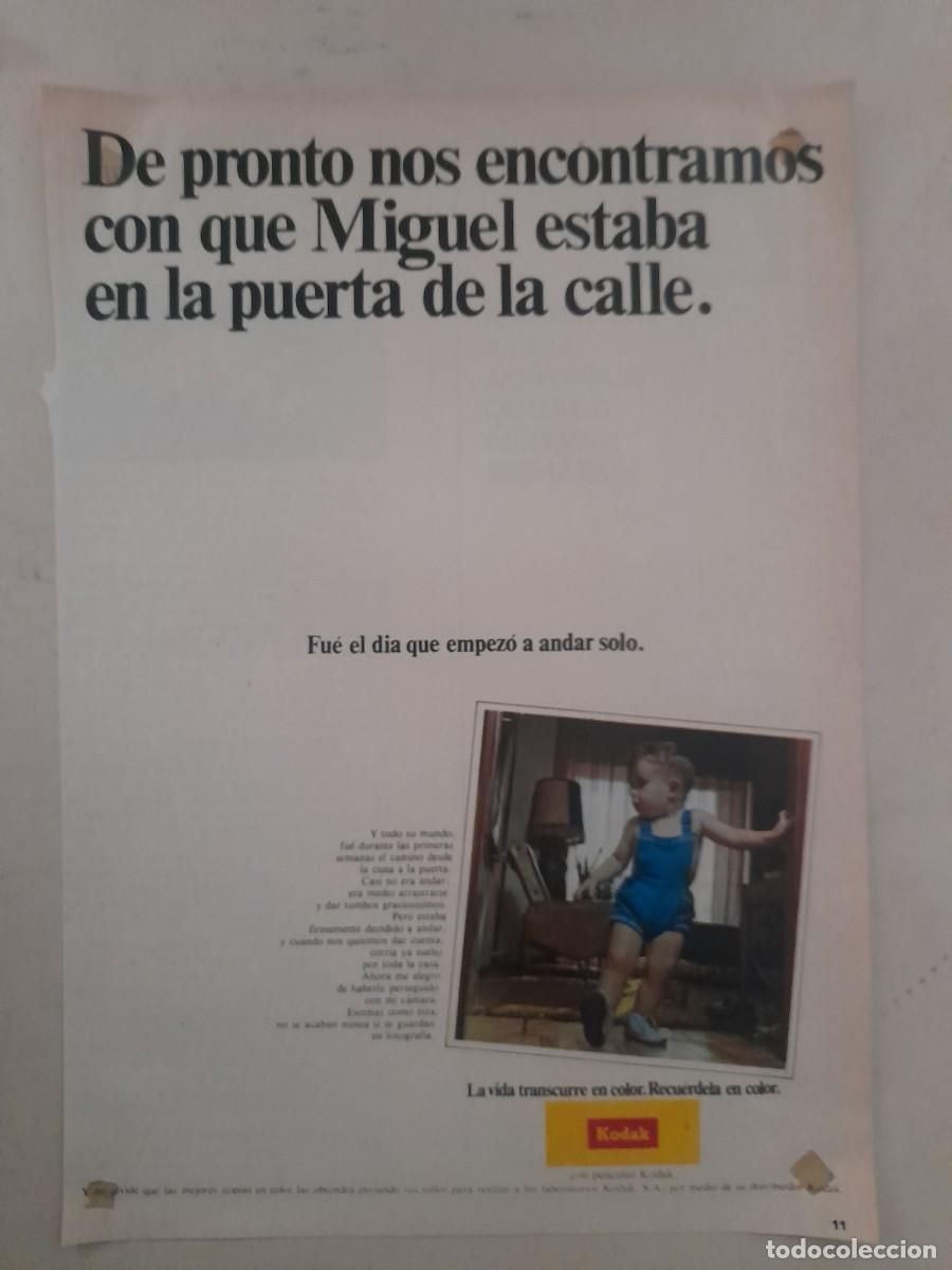 Paper Collecting Others: ANUNCIO PUBLICIDAD C&Aacute;MARA FOTOGRAF&Iacute;A KODAK HOJA DE REVISTA