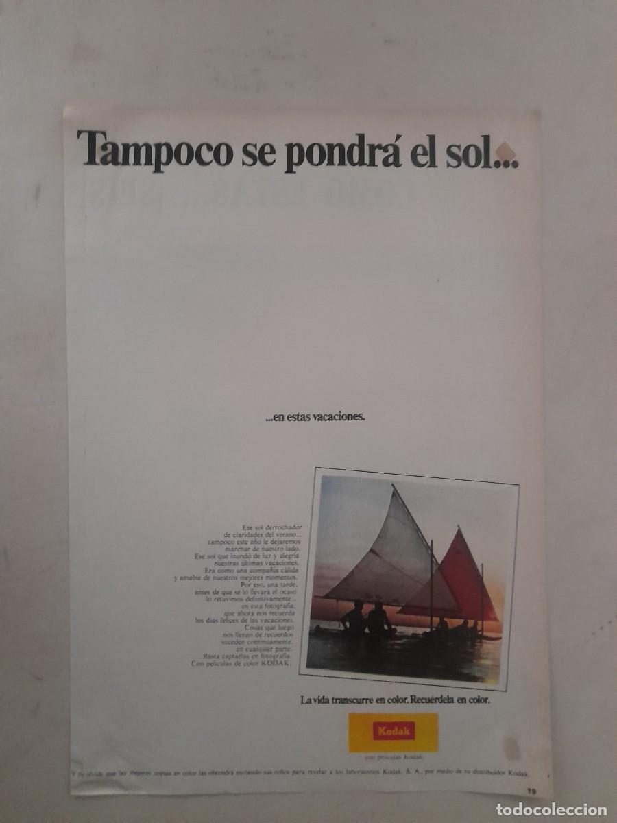 Paper Collecting Others: ANUNCIO PUBLICIDAD C&Aacute;MARA FOTOGRAF&Iacute;A KODAK HOJA DE REVISTA