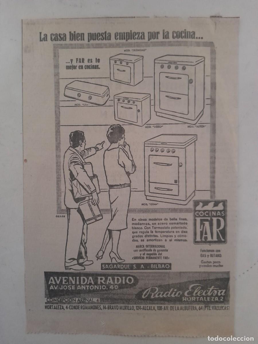 Paper Collecting Others: ANUNCIO PUBLICIDAD COCINAS FAR HOJA DE REVISTA