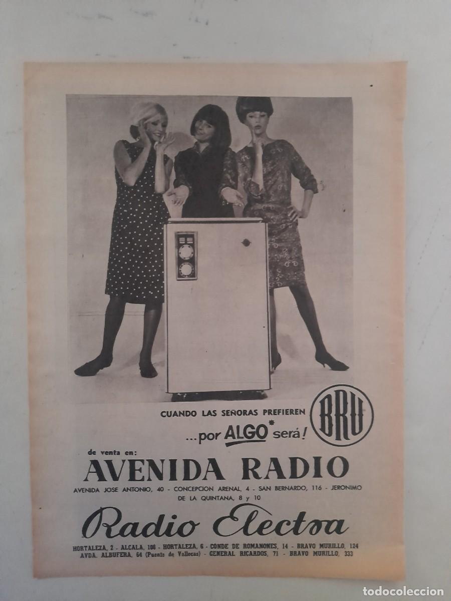 Paper Collecting Others: ANUNCIO PUBLICIDAD LAVADORA BRU HOJA DE REVISTA