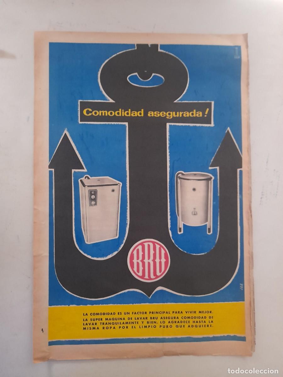 Sammelleidenschaft Andere Papierartikel: ANUNCIO PUBLICIDAD LAVADORAS BRU HOJA DE REVISTA