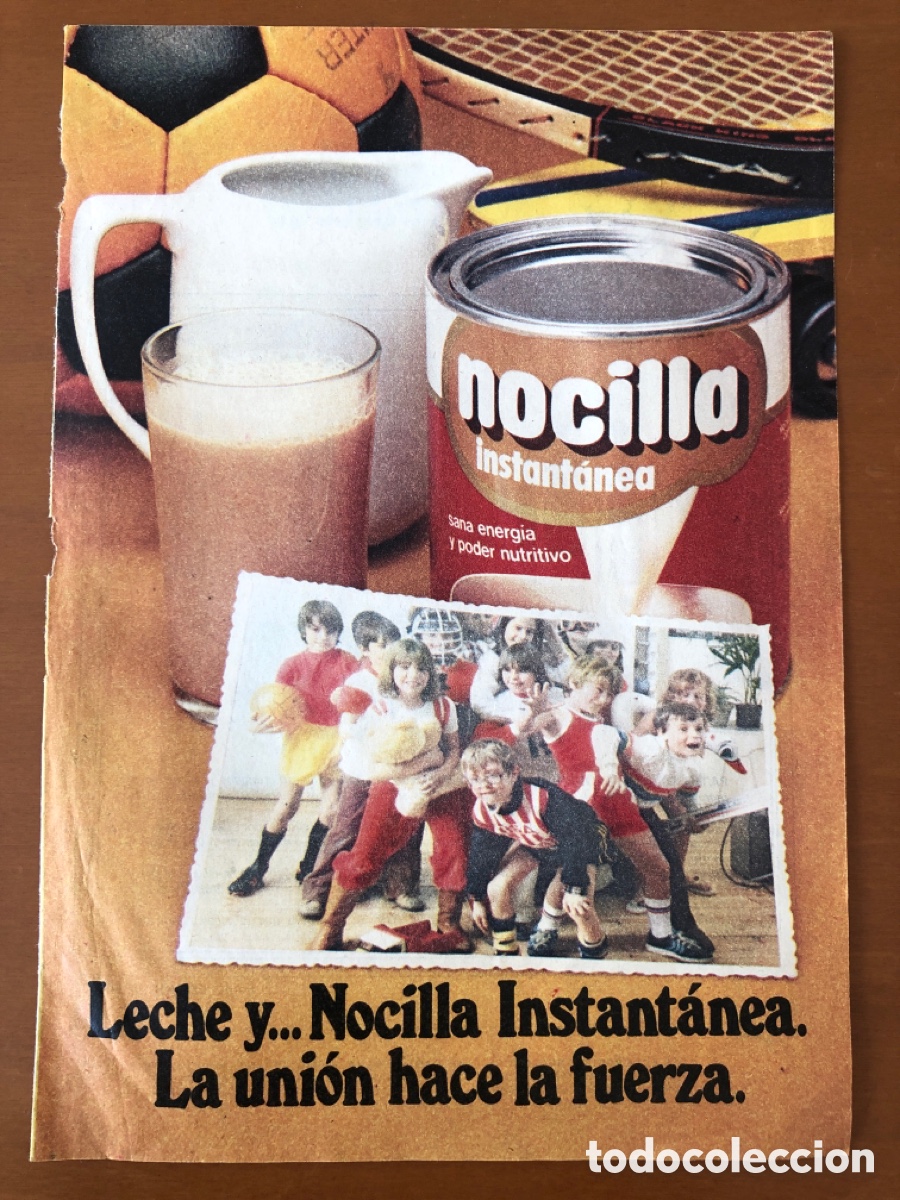 Otros Art&iacute;culos de Coleccionismo en Papel: HOJA DE REVISTA PUBLICIDAD NOCILLA CHOCOLATE