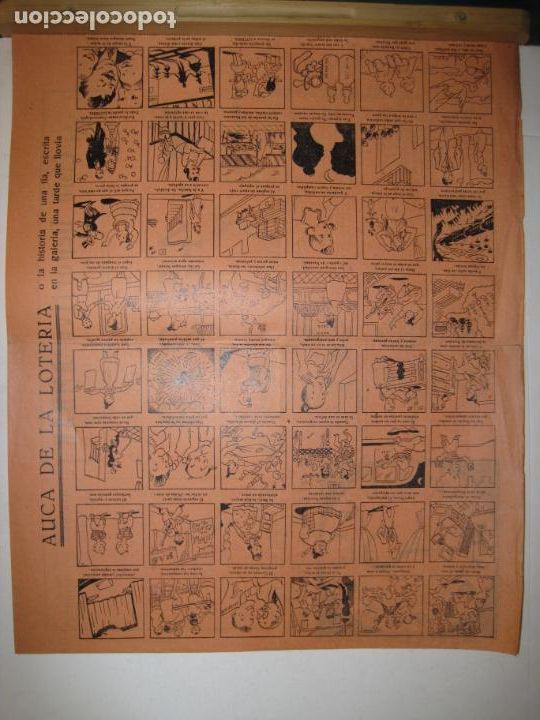 Outros artigos de papel: AUCA DE LA LOTERIA-AUCA ANTIGUA-VER FOTOS-(K-9624)