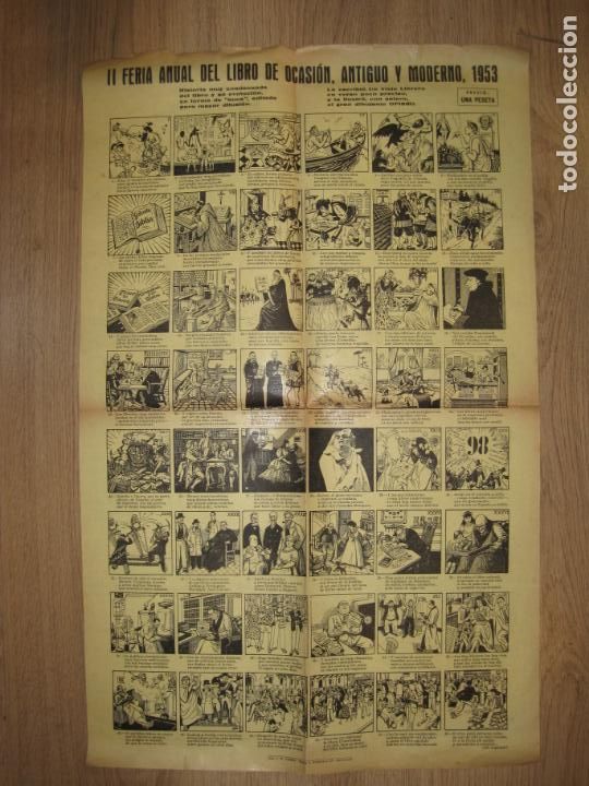 Outros artigos de papel: II FERIA ANUAL DEL LIBRO DE OCASION A&Ntilde;O 1953-AUCA ANTIGUA-VER FOTOS-(V-24.090)