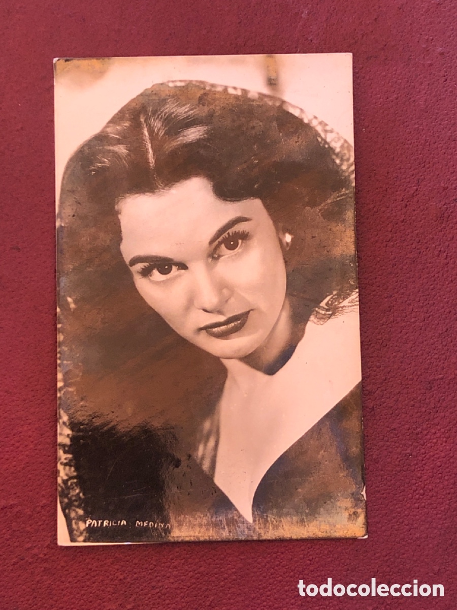 Paper Collecting Others: TARJETA TIPO POSTAL CROMO CINE PATRICIA MEDINA MARTE