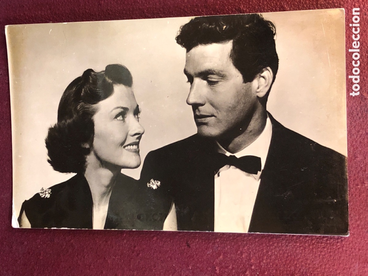 Paper Collecting Others: TARJETA TIPO POSTAL CROMO CINE PAYL CHRISTIAN Y PAULA RAYMOND