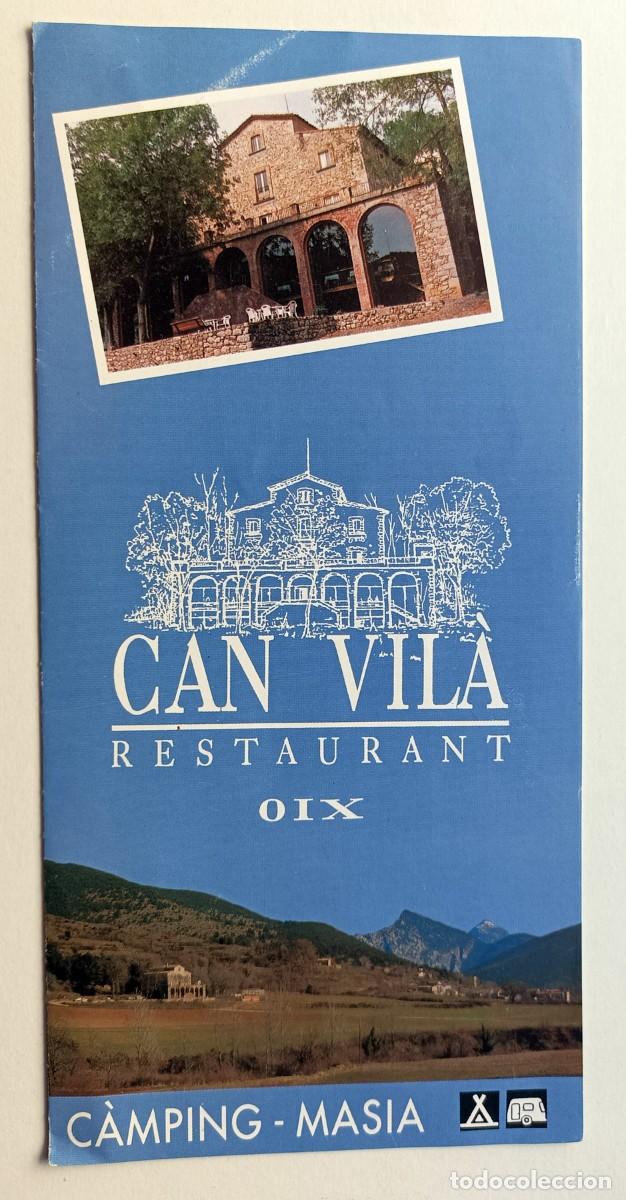 Otros Art&iacute;culos de Coleccionismo en Papel: FOLLETO PUBLICITARIO RESTAURANTE CAN VILA DE GIRONA