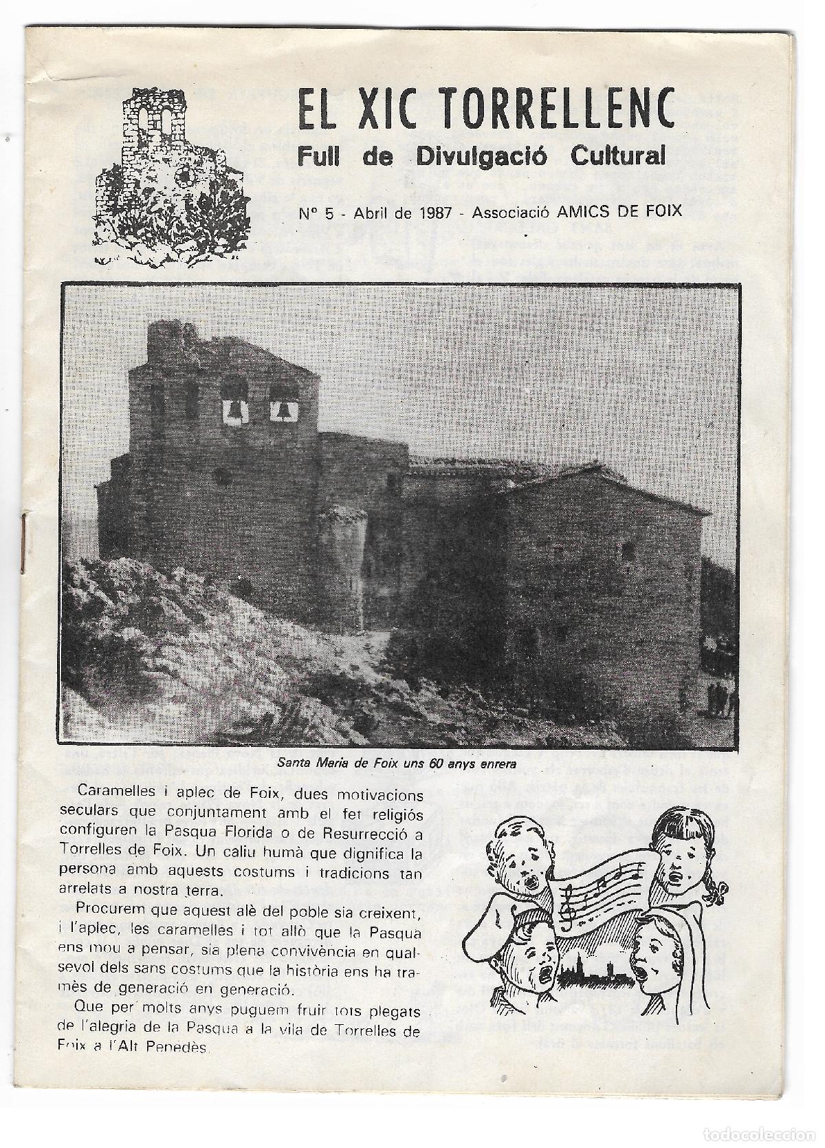 Otros Art&iacute;culos de Coleccionismo en Papel: TORRELLES DE FOX ** XIC TORRELLENC N&ordm; 5 ABIL 1987 **