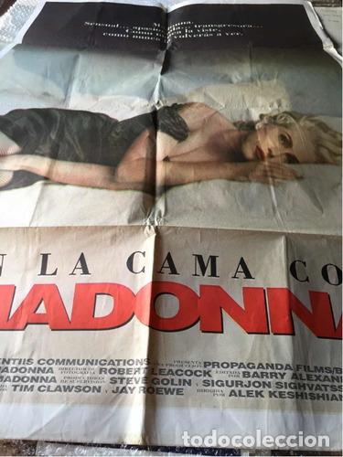 Otros Art&iacute;culos de Coleccionismo en Papel: poster en la cama con madonna original