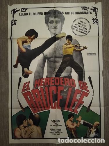 Otros Art&iacute;culos de Coleccionismo en Papel: afiche pelicula el heredero de bruce lee 1978