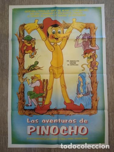 Otros Art&iacute;culos de Coleccionismo en Papel: afiche pelicula las aventuras de pinocho