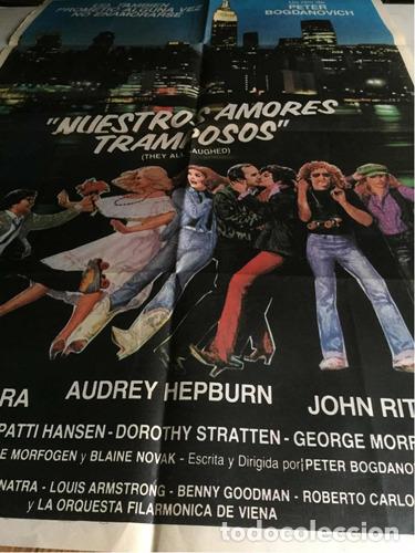 Otros Art&iacute;culos de Coleccionismo en Papel: poster nuestros amores tramposos audrey hepburn ben gazzara