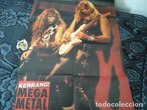 Otros Art&iacute;culos de Coleccionismo en Papel: iron maiden kerrang poster 82 cm x58 cm