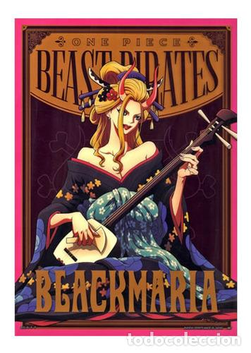 Otros Art&iacute;culos de Coleccionismo en Papel: poster acetato one piece wano kuni black maria bandai japon