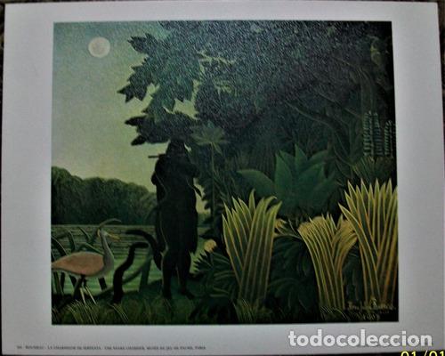 Otros Art&iacute;culos de Coleccionismo en Papel: rousseau lamina charmeuse serpent 24 x 30 publicada en paris