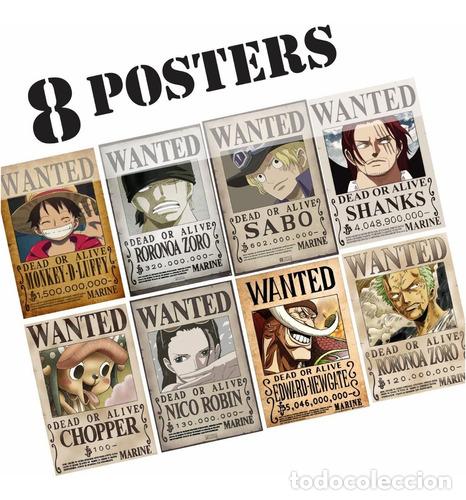 Otros Art&iacute;culos de Coleccionismo en Papel: 8 posters a3 30x42 cm luffy one piece papel 80 gr
