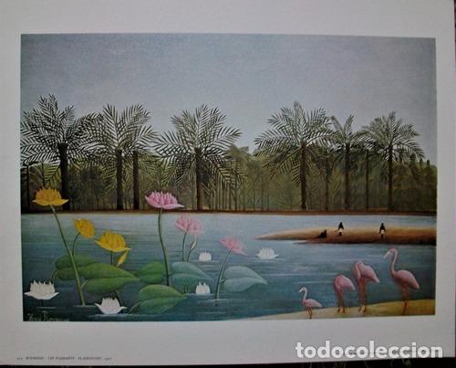 Otros Art&iacute;culos de Coleccionismo en Papel: rousseau lamina les flamants 24 x 30 publicada en paris